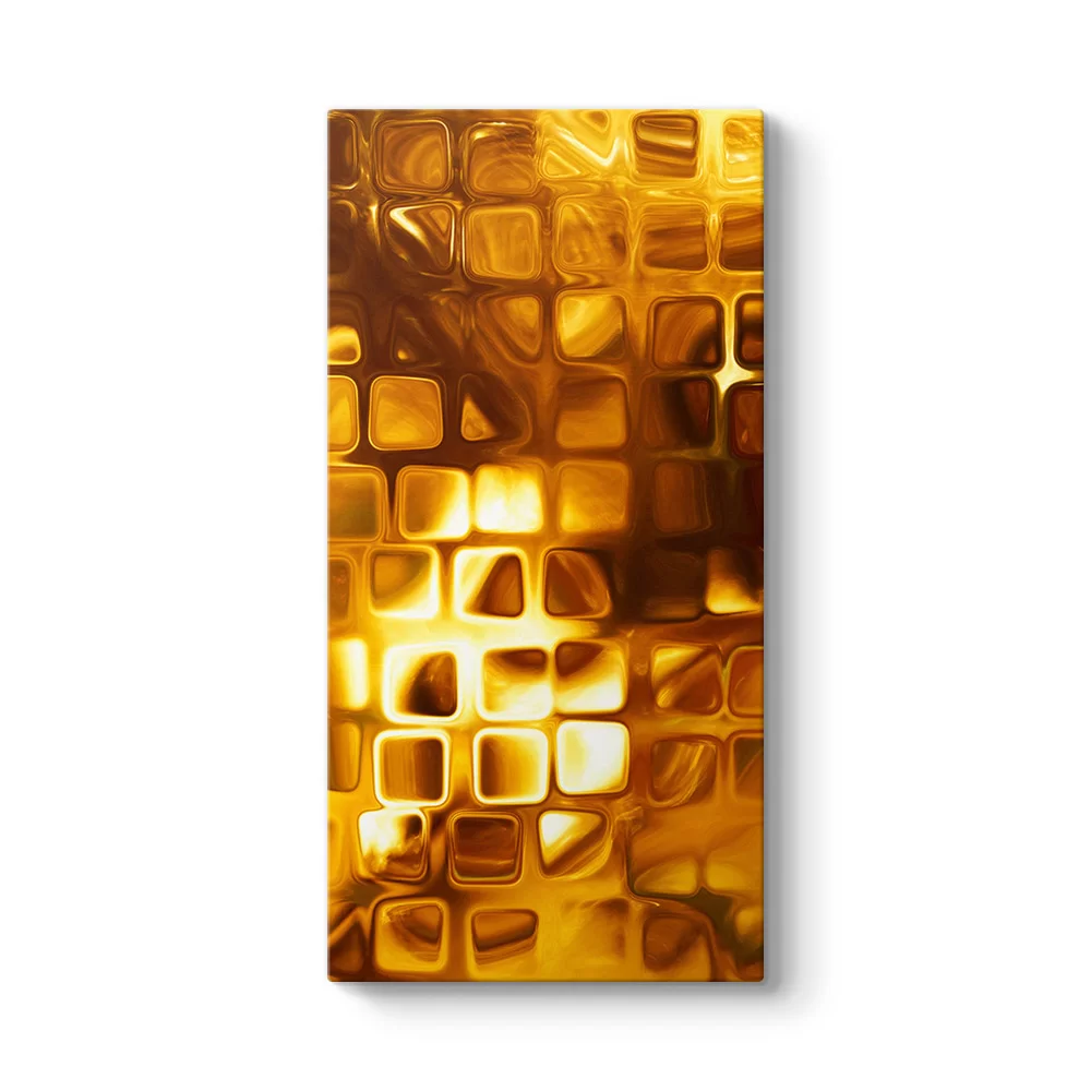 Gold Squares Tablo - Model 7